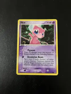 Pokemon TCG Mew Holo Nintendo Promo #040 Black Star WOTC Vintage Rare - Image 1