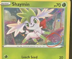Shaymin Cosmos Holo Rare - 015/185 - Vivid Voltage Pokemon 2020 Swirl - Image 1