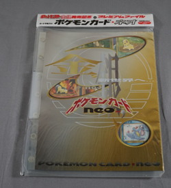 Japanese Exclusive Pokemon Neo Genesis Promo Premium Folder File Binder Sealed - Image 1