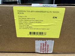 Pokemon Celebrations Elite Trainer 10-Box Case FACTORY SEALED 820650829437 - Image 1