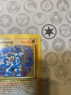 Pokemon Machamp 8/102 1st Edition Deck Exclusive MP - Image 2