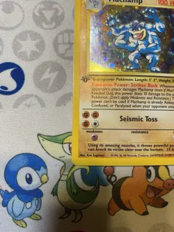 Pokemon Machamp 8/102 1st Edition Deck Exclusive MP - Image 4