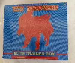 Pokemon Sword and Shield Base Set ETB Elite Trainer Box NEW Factory Sealed 820650104459 - Image 1