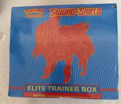 Pokemon Sword and Shield Base Set ETB Elite Trainer Box NEW Factory Sealed 820650104459 - Image 2