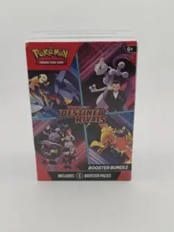 Pokemon TCG Scarlet Violet Destined Rivals Booster Bundle 6 Packs Sealed - Image 1