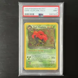 Pokemon - Team Rocket - Dark Vileplume Holo - 2000 - 13/82 - PSA 9 - Mint - Image 1