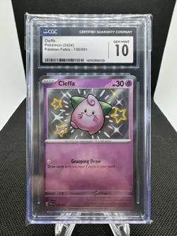 2024 Pokemon Paldean Fates #150/091 Cleffa CGC 10 - Image 1