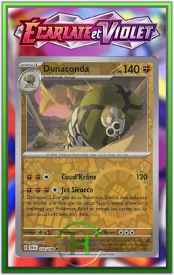 Dunaconda Reverse - EV1:Ecarlate et Violet - 120/198 - Carte Pokemon FR Neuve - Image 1