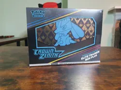 Pokemon Center Crown Zenith TCG Elite Trainer Box Plus ETB Factory Sealed - Image 1