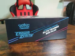 Pokemon Center Crown Zenith TCG Elite Trainer Box Plus ETB Factory Sealed - Image 4