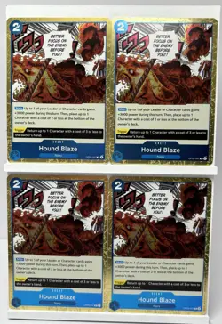Hound Blaze OP05-057 Awakening of the New Era Foil X4 Cards - Image 1