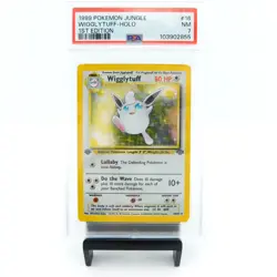 1999 WIGGLYTUFF Holo 1st Edition 16/102 PSA 7 Pokemon Card Game NM-MNT - Image 1