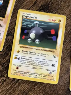 Shadowless Pokemon Cards Machoke Magnemite Gastly 1996 - Image 3