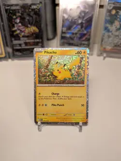 Pikachu 002/015 McDonalds 2024 Promos Holo Rare Pokemon Card NM - Image 1