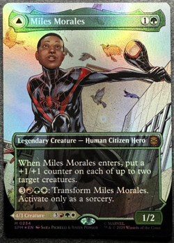 MTG -Miles Morales - 0234 - Borderless - Foil - Marvel's Spider-Man - Image 1