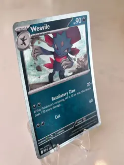 Weavile (Cosmos Holo) Rare ME: Mega Evolution Promo 021 NM Pokemon Card - Image 2