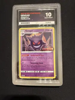 Pokemon Gengar Card SWSH241 Lost Origin Stamped Black Star Promo - Ace 10 - Image 1