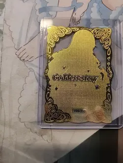 Nami Premium Waifu Trading Card Metal Gold #/200 One Piece Doujin Die-Cut - Image 2