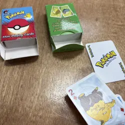 Pokemon Mini Playing Cards Sealed 3 Decks 1999 - Bicycle Vintage - Image 5