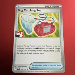 Bug Catching Set Uncommon Pokemon Prize Pack Series Cards 143/167 NM - Image 1