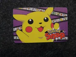 1999 Pokemon Snap Blockbuster Video Smart Card Pikachu Nintendo Promo - Image 1