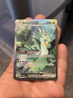 Pokemon TCG Serperior EX Sir 164/086 Black Bolt English Card Near Mint Condition - Image 1