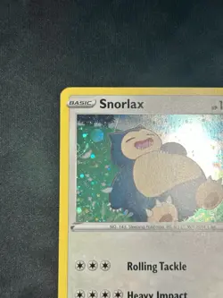 Snorlax SWSH032 Black Star Promo 2020 COSMOS SWIRL 🌀 NM Pokemon Card TCG - Image 5
