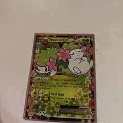 Pokemon TCG Shaymin EX Black Star Promo Holo Card XY148 XY Generations - Image 1