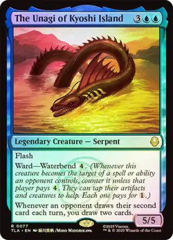 The Unagi of Kyoshi Island Foil Avatar: The Last Airbender NM MTG - Image 1