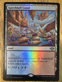 MTG Outlaws of Thunder Junction, Spirebluff Canal - Foil - Image 1