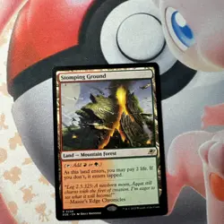 2025 MAGIC THE GATHERING EOE EN #0258 STOMPING GROUND RARE Near Mint - Image 2