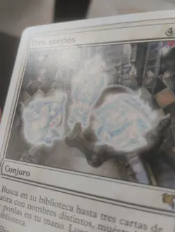 MTG Three Dreams (Tres suenos) Spanish MP VERY RARE Salvat-Hachatte 2006 WOTC - Image 5