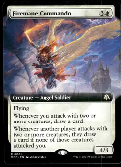 1x Firemane Commando (Extended Art) - Commander: March of the Machine - NM - MTG - Image 1