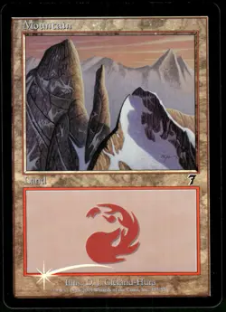 1x Foil Mountain (337) - 7th Edition - NM - MTG - Image 1
