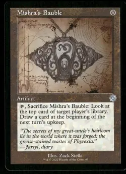 1x Mishra's Bauble (Schematic) - The Brothers' War: Retro Frame Artifacts NM - M - Image 1