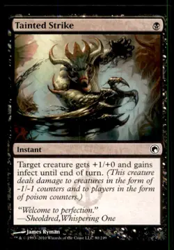 MTG Tainted Strike LP Light Play Scars of Mirrodin [5202] - Image 1