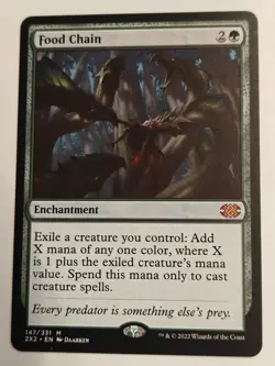 1x Food Chain Double Masters 2022 MTG English Regular 147/331 NM - Image 1