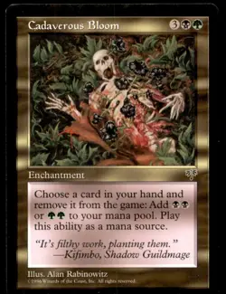 MTG Cadaverous Bloom LP Light Play Mirage [4897] - Image 1