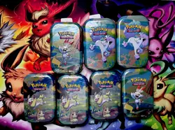 Pokemon A20 Galar Pals Mini Tins (lot of 6) XY Evolutions INSIDE! (Sealed) - Image 1