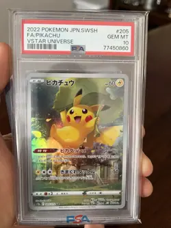 Pikachu 205/172 PSA 10 Pokemon TCG VSTAR Universe S12a and God Pack Full Arts - Image 2