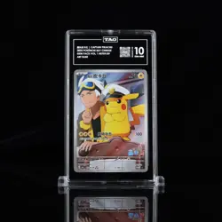 2025 Pokemon Chinese Gem Pack Volume 1 Captain Pikachu Art Rare 0709/09 TAG 10 - Image 1