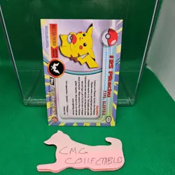 1999 Topps Pokemon #25 Pikachu TV Animation Edition Series - Image 2