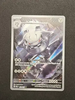Pokemon TCG Steelix Illustration Rare 150/132 Mega Evolution ME01 LP - Image 1