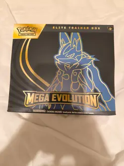 POKEMON TCG MEGA EVOLUTIONS BASE LUCARIO ELITE TRAINER BOX ETB *FACTORY SEALED* - Image 1