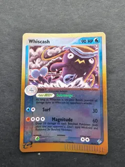 Pokemon Whiscash 48/97 EX Dragon Vintage Reverse Holo Uncommon NM - Image 1