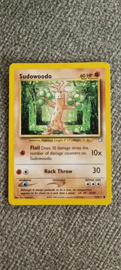 Sudowoodo - Pokemon TCG - MP - Common - Neo Genesis 77/111 - Image 1