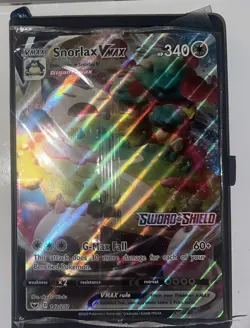 Pokemon TCG Snorlax Vmax Sword & Shield 142/202 Holo Ultra Rare (UNOPENED). - Image 1