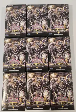 Lot of 9 Yu-Gi-Oh TCG Dark World Structure Deck 1st Edition 83717859567 - Image 1