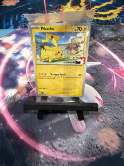 Pokemon TCG Pikachu SVP101 Black Star SV Promo Play League Card NM SEALED - Image 1