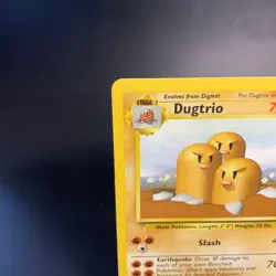 Dugtrio - 19/102 - Rare Base Set Unlimited [Near Mint] Vintage Pokemon Card TCG - Image 2